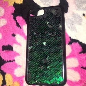Flip sequin iPhone 6plus-8plus case